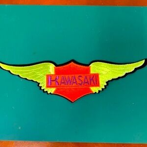 NWOT Vintage Kawasaki Motorcycle Jacket Patch